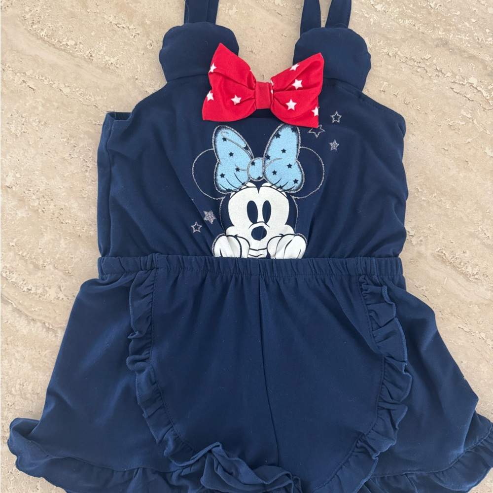 MINNIE MOUSE patriotic romper